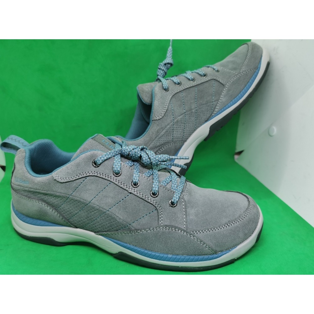 L.L. Bean Sport Gray Suede Lace Up Hiking Shoes Sneakers Women's Siz 10M 501754 - Picture 13 of 16